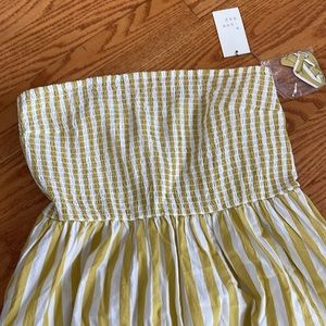 Target Striped Midi Dress Size L NWT